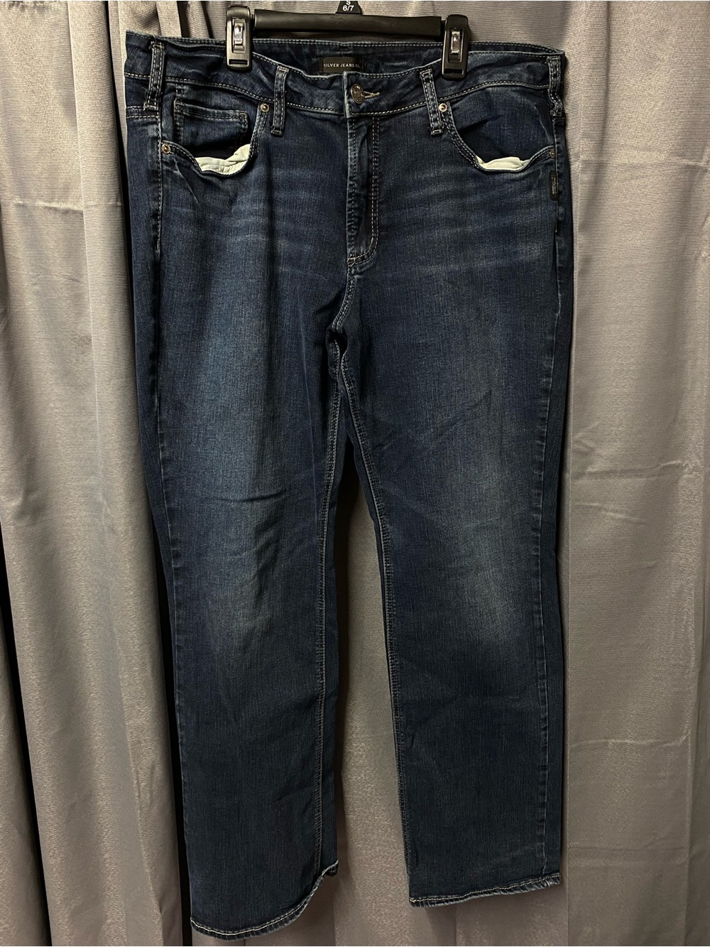 Silver Jeans Suki Slim Bootcut – Dark Wash Stretch Denim – Size 18